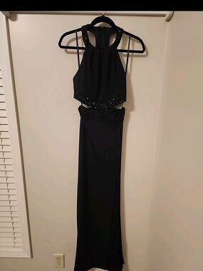 green emerald velvet dress Lyric Sequin Maxi Dress